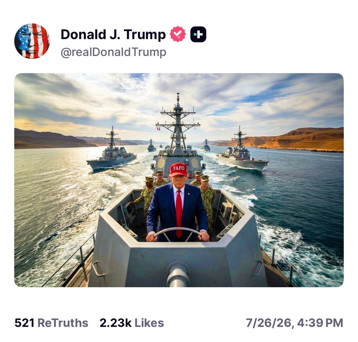 MOSSADil's tweet photo. 🇺🇸 President Trump has just posted a slew of Truth Social posts lol: 

Enjoy! https://t.co/sXlZsYDn91