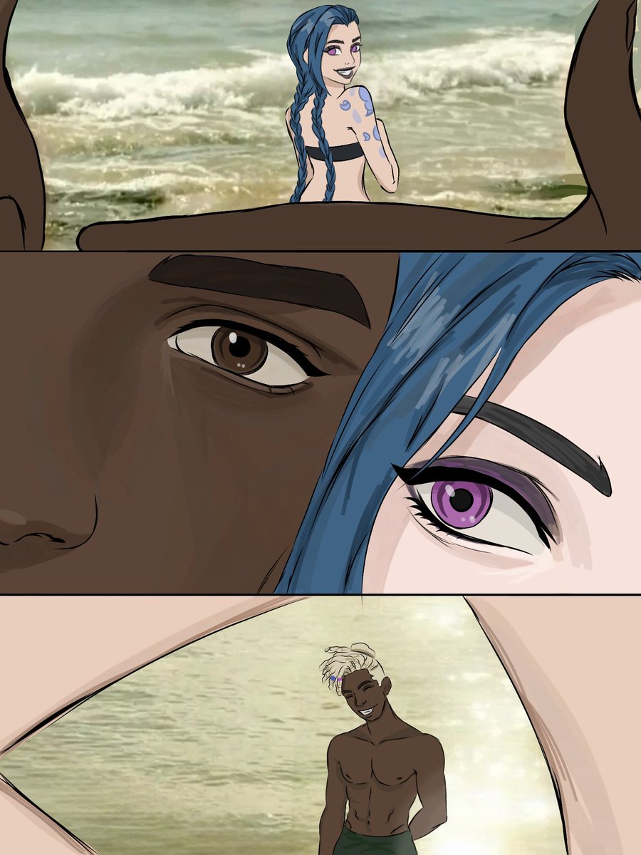 ruri_starr's tweet photo. This reference with #timebomb 
Next will be a freakybomb beach date
#ekko #jinx #acrane https://t.co/I35Aje9Rfg