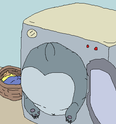 RoeRichard33476's tweet photo. mewgenics guillotina got stuck in the dryer
(some cats can't help but try to climb in) https://t.co/j1yroxE4kc