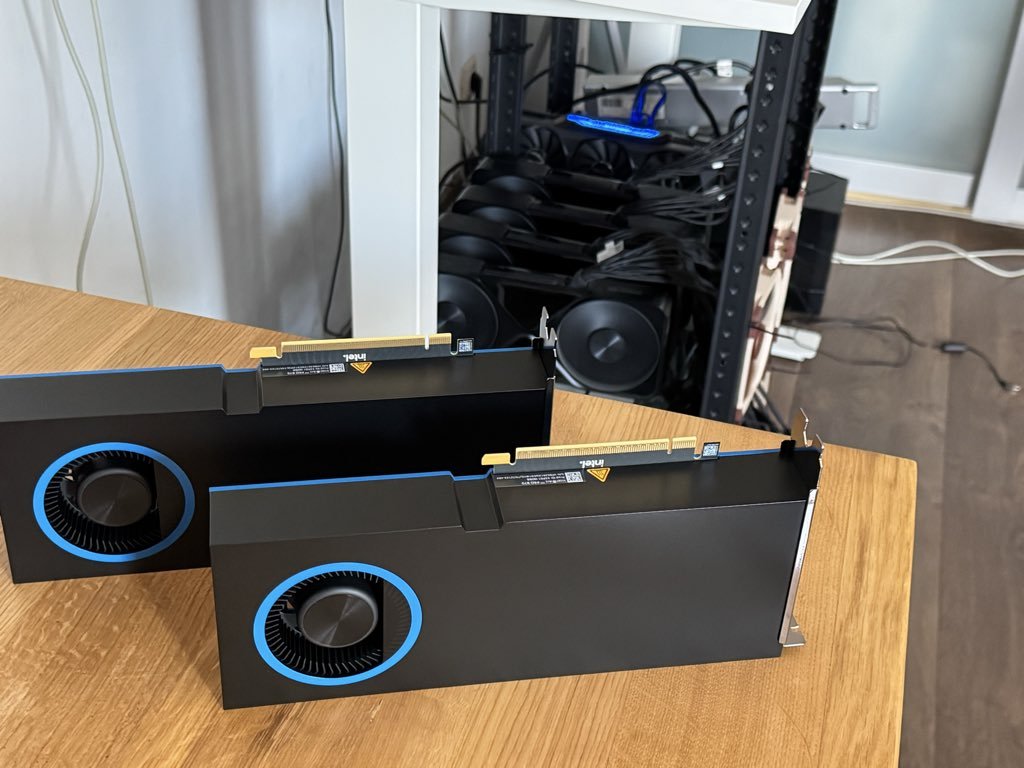 0xSero's tweet photo. Since I started hoarding hardware and building this stack exactly a year ago, I've:

- Scraped the web for training data
- Pretrained/Fine-tuned/post-trained
- Great with compression
- Built 3 rigs
- Entire inference to app
- Educated / written

I know the totality of the stack https://t.co/Nh1rJvdybH