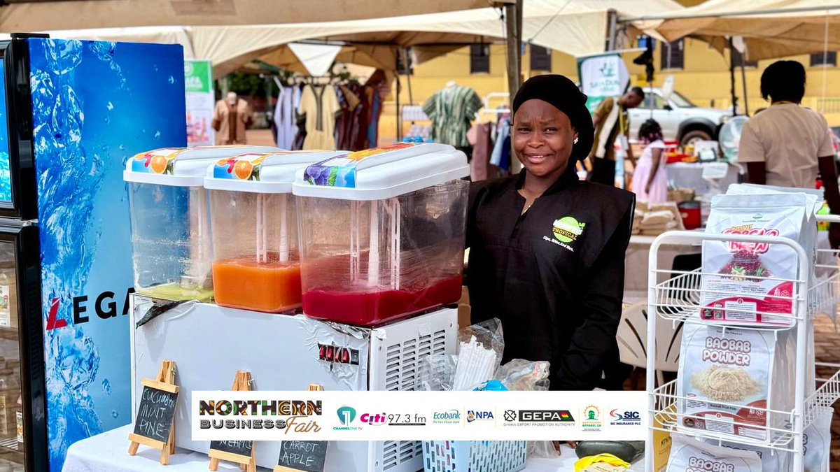 Citi973's tweet photo. 📸 Great products + great conversations = an unforgettable fair experience!
#NorthernBusinessFair2026 #ChannelOneTV #CitiFM #Tamale https://t.co/mOQ2euCXMl
