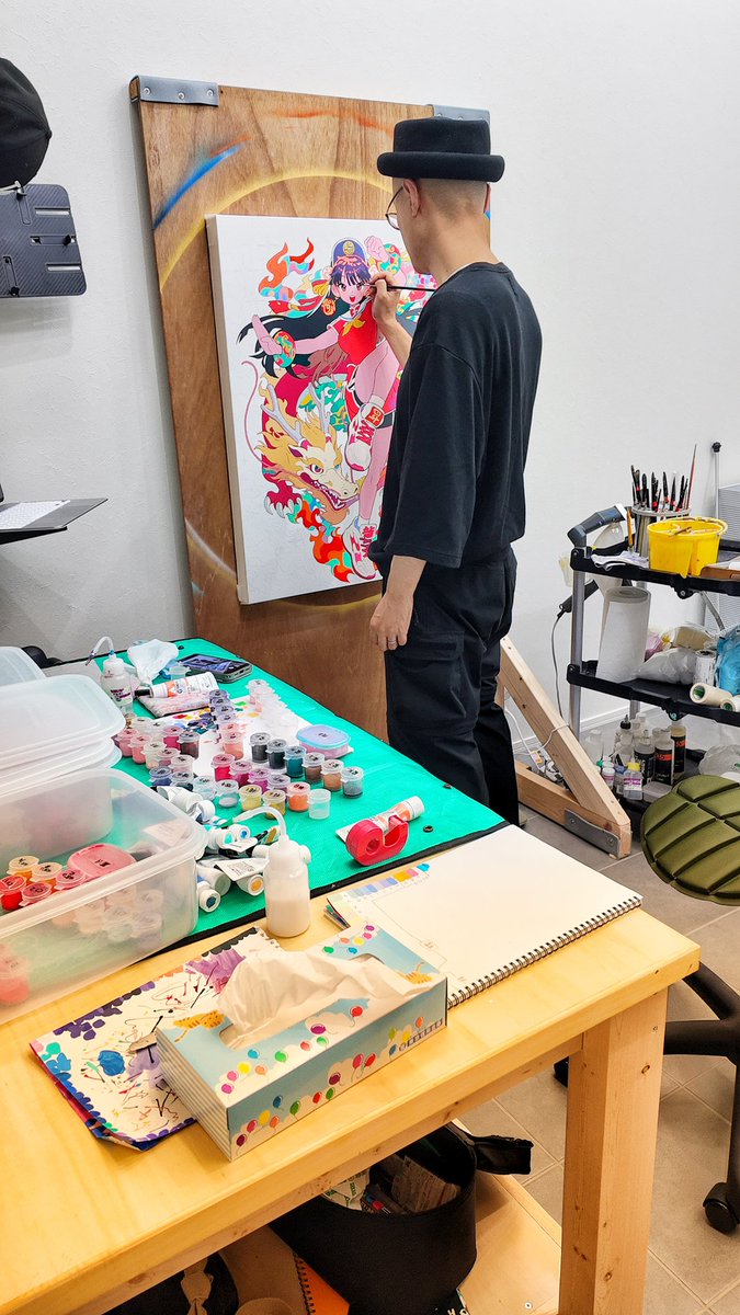 _NaokiSaito's tweet photo. おはようございます☀️
本日は密度を上げていく段🍀🎨 https://t.co/ndiwgmDAbY