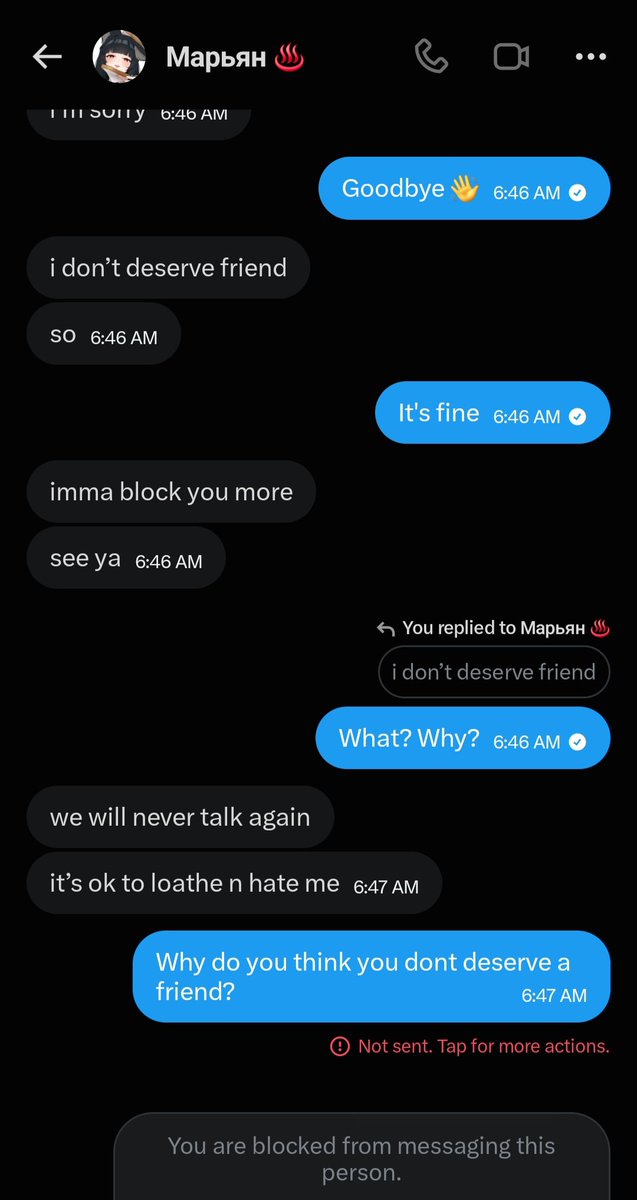 TinyWith26346's tweet photo. @hakisatou He was typing really fast, so I didn't get a chance to change his mind. I can't even see his account anymore. I hope and pray he can get the help he needs. https://t.co/ibbwfIDuwb