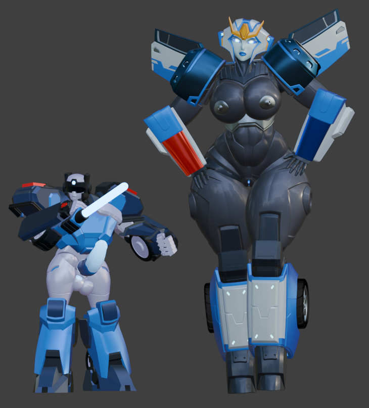 MadKatz8's tweet photo. "Get 'em, Scoot."
So yeah I made a #Dropforge cus idk
#Strongarm model by @TRAWERT1
#Transformers #Bimbots #NSFW https://t.co/zLJejrxyiI