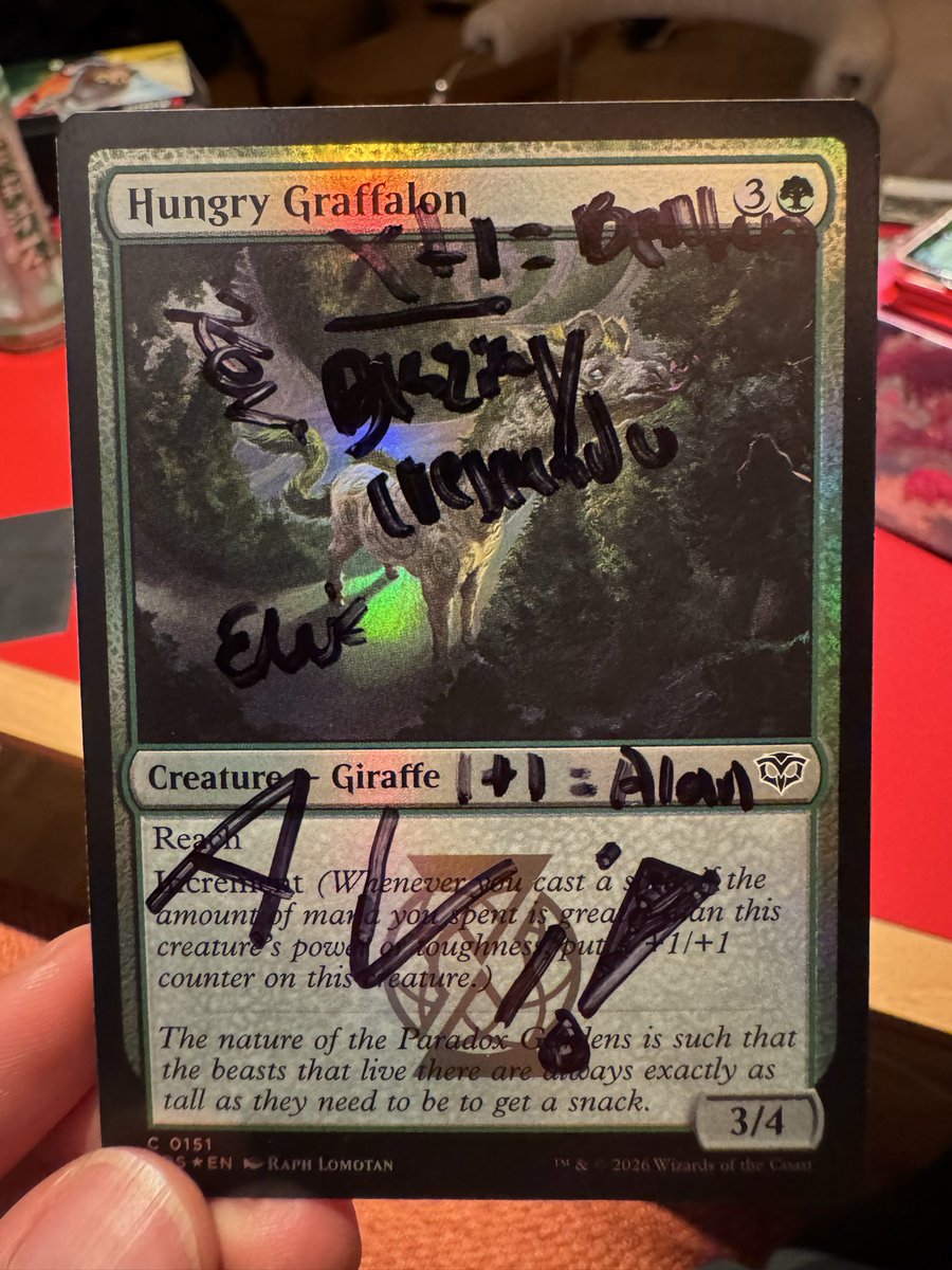 Sparkskite's tweet photo. Obviously wouldn’t have made it this far without my teammates Benton and Alan. Also shout out to our testing partners Kevin, Avi, and Etai. This week was the most fun I’ve ever had playing Magic and I wouldn’t have traded it for anything else. https://t.co/GJUWdxGwuk