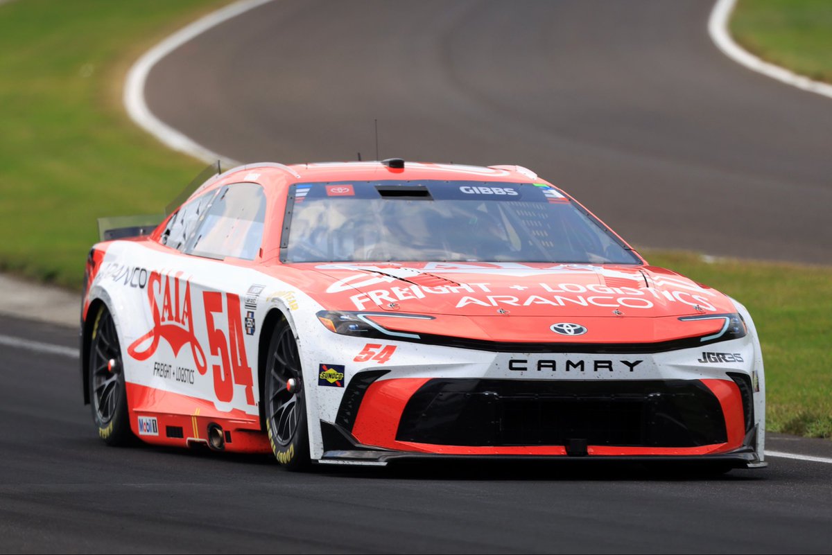 JoeGibbsRacing's tweet photo. Race results from @IMS 

P2 - @CBellRacing 
P4 - @chasebriscoe 
P5 - @dennyhamlin 
P12 - @TyGibbs 

#TeamToyota https://t.co/dPOpxg7Qhk