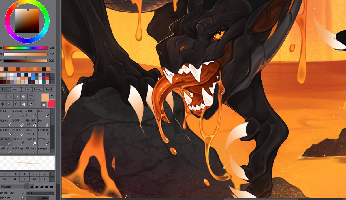 dcayorcus's tweet photo. #feral #dragon #furryartist

honey lava [wip] https://t.co/7iunSBDLBJ