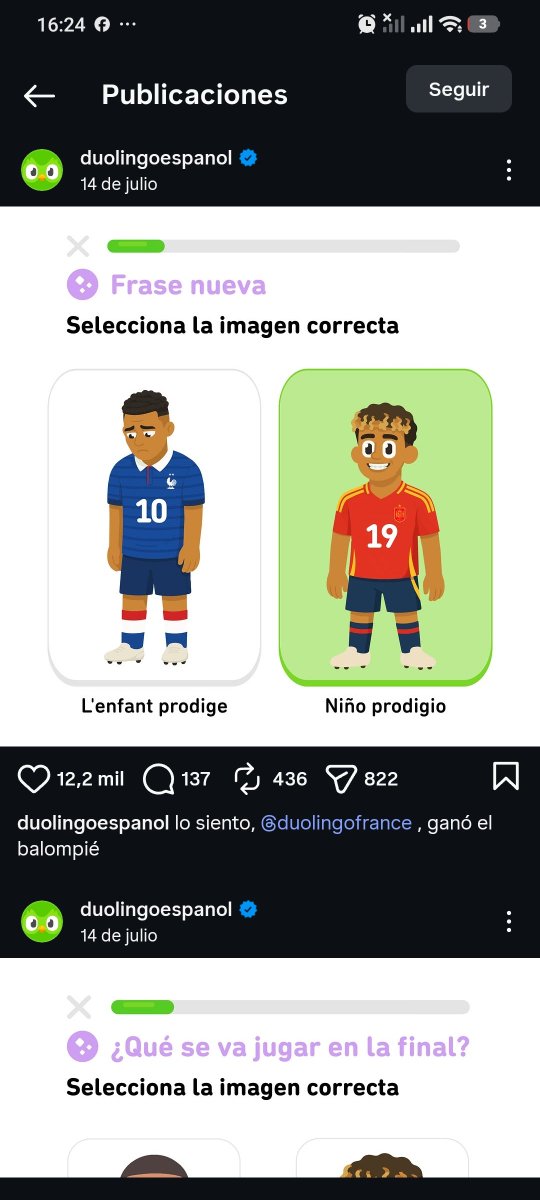 Xebag_xs's tweet photo. @Miruvilla_ @bravi_liliana @duolingoespanol Lo hacen con otros países también, de todos modos a mí me desagrada mucho Duolingo. Pero de ahí a decir "Te voy a hacer perder dinero" eso es lo ridículo, independientemente de contra quien sea, por el hecho de que es absurdo https://t.co/A059NBfEA6