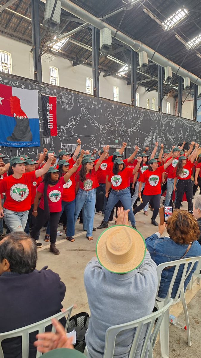 ConsulCubaSP's tweet photo. Uma emocionante comemoração pelos 73 anos dos ataques aos quartéis Moncada e Carlos Manuel de Céspedes aconteceu no Espaço Cultural Elza Soares, em São Paulo.
#CubaNoEstáSola
#CubaVencerá https://t.co/FhCZrEvCA9