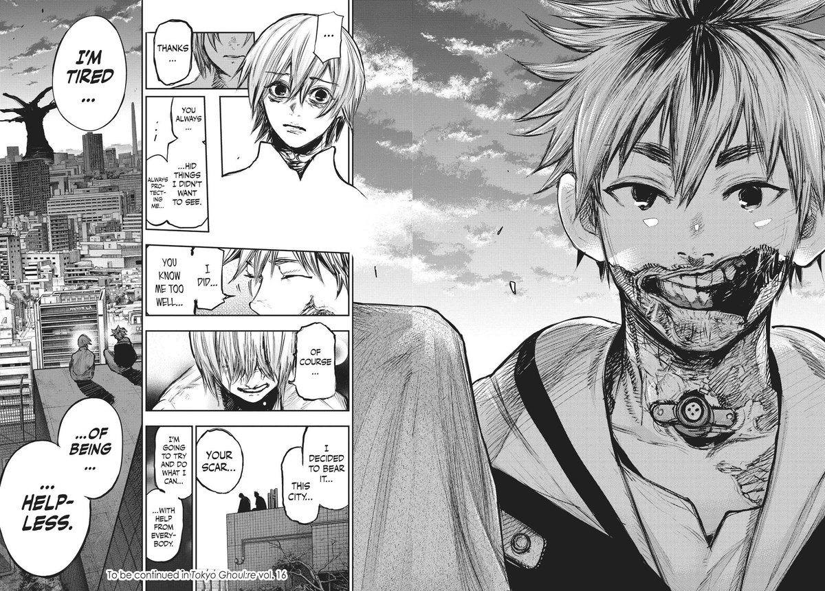 faintlament's tweet photo. Shout-out to Hide. My boy has always been looking out for Kaneki since forever and literally giving him his flesh for Kaneki to survive. Everyone wishes we have a bro like him. #TokyoGhoul https://t.co/oljJodUxGJ