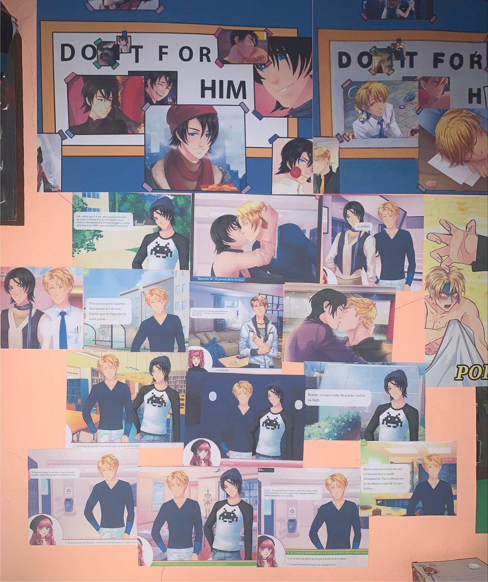 arminsitoBv's tweet photo. Hay gente k jamas se ha obsesionado con un ship haciéndoles una pared dedicada a ellos y sus momentos para recordar cada interacción e ir añadiendo mas a la pared y eso se nota…… https://t.co/nuNkoHlziU
