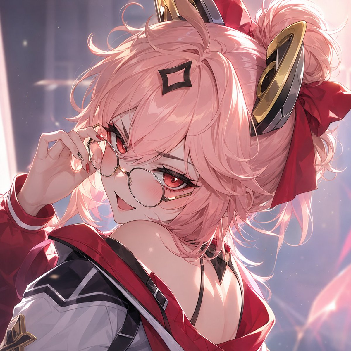 zeroforz118673's tweet photo. Guinevere x messy bun + glasses

#guinevere #ai #mlbb #Mobilelegend https://t.co/WQH4DRs28r