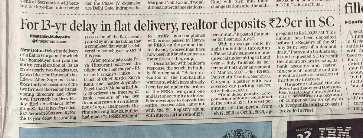 taorink's tweet photo. Why @indSupremeCourt has two sets of rules . #Unitechhomebuyers were denied interest + refund despite having legal DECREE from @NC_DRC  #CJI .18+ years of plights and no compensation? Why different rulings for @unitechltd homebuyer cheated by @PMOIndia @narendramodi @nsitharaman https://t.co/aBi2MFEtK0