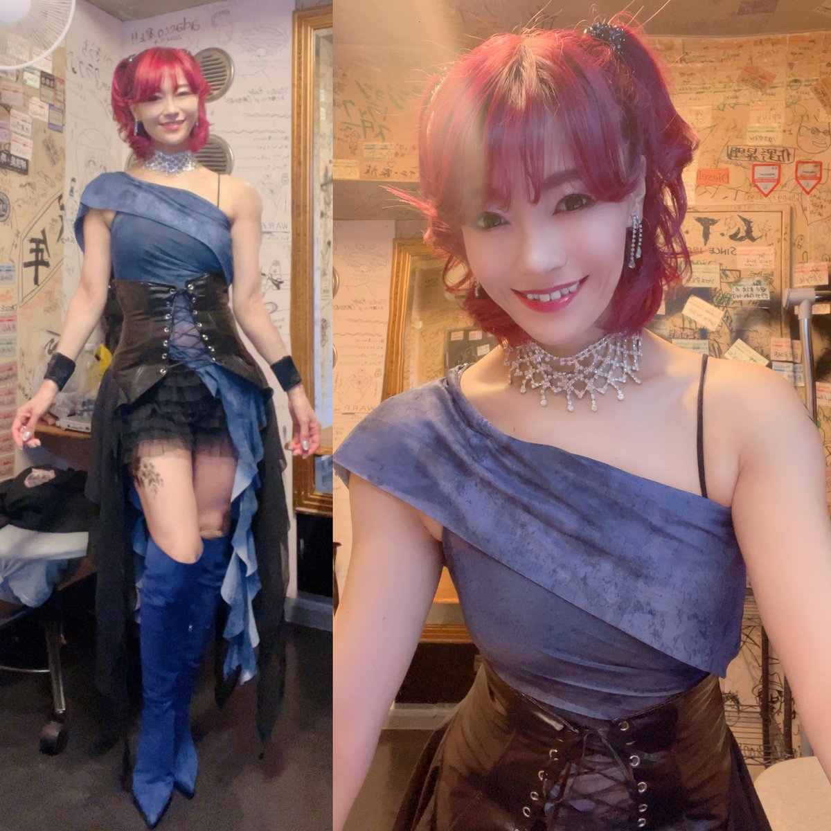 おはようございます💙 昨日の衣装 相変わらず安室ちゃんモデルの