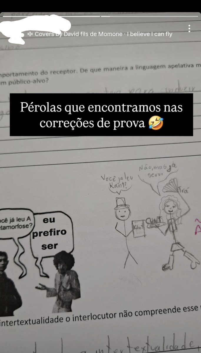miumiucami's tweet photo. Minha professora postou minha prova pqp https://t.co/jpVSsH44cg