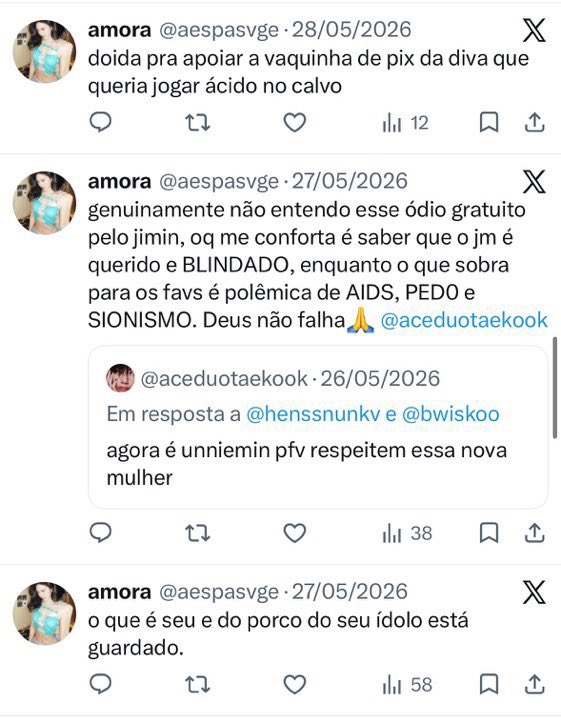 gracewiIIis's tweet photo. @koovinha @jiminfem inclusive a @aespasvge kkkk https://t.co/Guyc9snQWU