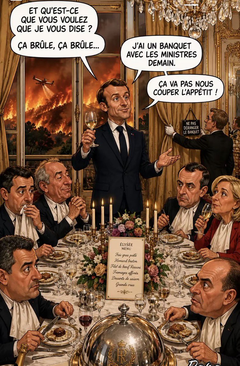 mic57330021's tweet photo. Dégustez mes amis… profitez en pendant que les gueux sont occupés à sauver leur maigre bien… https://t.co/KOFqPeXwE1