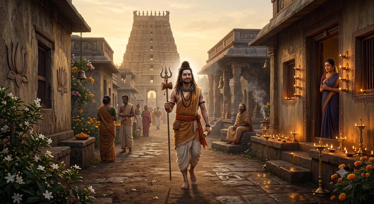 SeeQir69's tweet photo. https://t.co/Zl0gh5LJIa Imagine this...

You have an argument with your spouse.

Then... Lord Shiva personally delivers your message.

Impossible?

According to the sacred tradition surrounding Sundarar, it happened.

But this isn't just an extraordinary miracle. https://t.co/kLp6QPNp8P