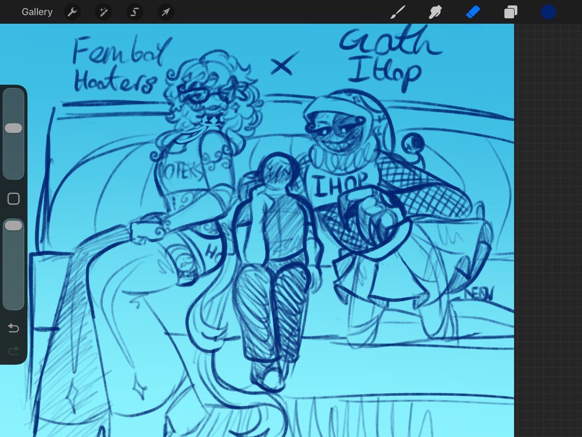 NeonAfterDark07's tweet photo. Femboy hooters x goth ihop
WHO WANTS TO BE IN THE MIDDLE??? I KNOW I DOOOOO
#fnafoc #ocxcanon #seafoamdca #seafoam #moondrop #moonfnaf #seamoonfnaf #femboyhooters #gothihop #art #artist #doodle #sketch #gayrobots https://t.co/gWPPOgcm78