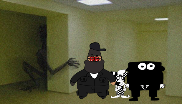 dragonviche's tweet photo. Me and @Niktobasement took a pic while we were exploring the backrooms.
#backrooms #digitalartㅤㅤㅤㅤ https://t.co/X6BZFsmqF8
