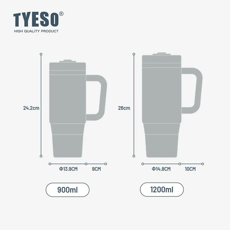 polyradar_fun's tweet photo. TYESO  แก้วน้ําสูญญากาศ เก็บความเย็น และร้อน พร้อมหูจับ อเนกประสงค์ พร้อมหลอดดูด