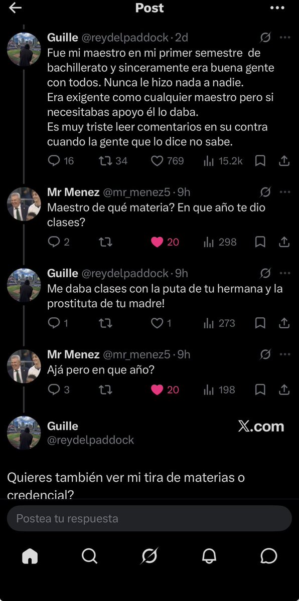 adris_fm's tweet photo. Así los respetables “alumnos” del maravilloso maestro Alberto Israel Jasso Cruz. Se les pregunta con respeto qué materia les impartió y responde con insultos misóginos.

Extraño me parece que los únicos que defienden esta historia son los más fachos y misóginos🙃 https://t.co/tktsDXBdWa