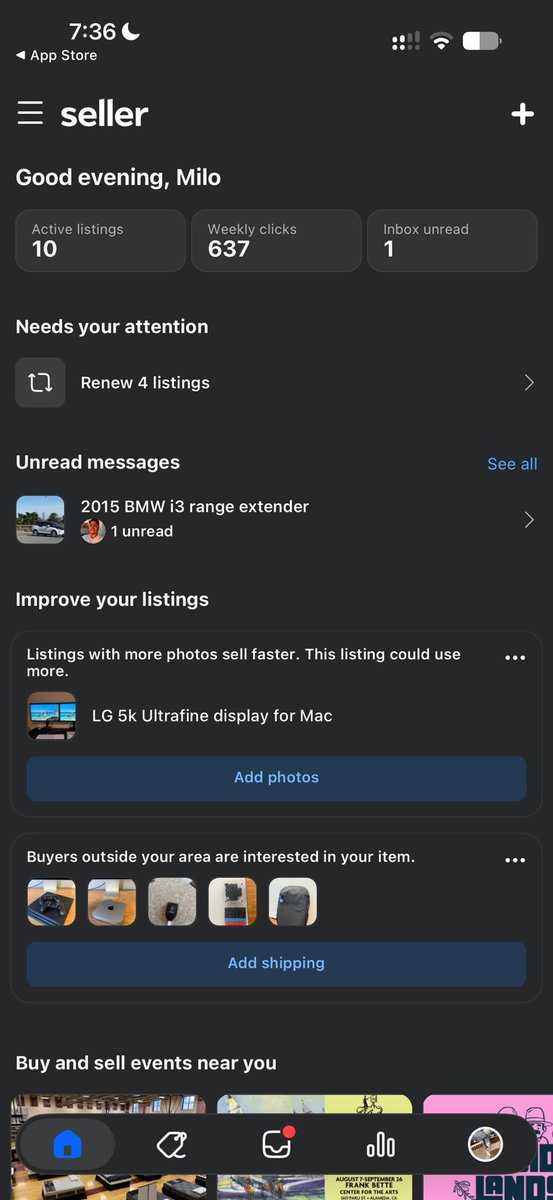 mil000's tweet photo. THEY MADE A NEW FACEBOOK APP FOR FACEBOOK MARKETPLACE LISTINGS https://t.co/J3k54tQC88