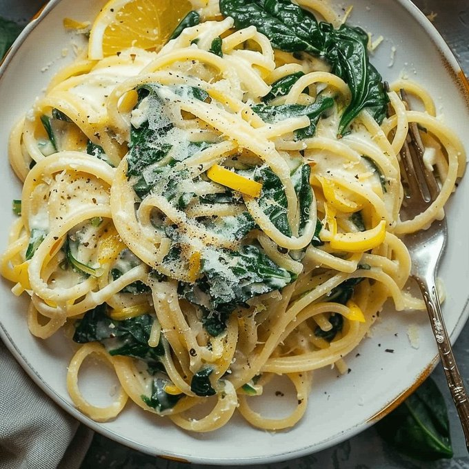 ann_ann886's tweet photo. 15‑minute Lemon Ricotta Pasta: creamy, zesty, weeknight gold. Save this. 🍋✨
Recipe: https://t.co/mEeBsoEzUD https://t.co/RxxrWPOTVY