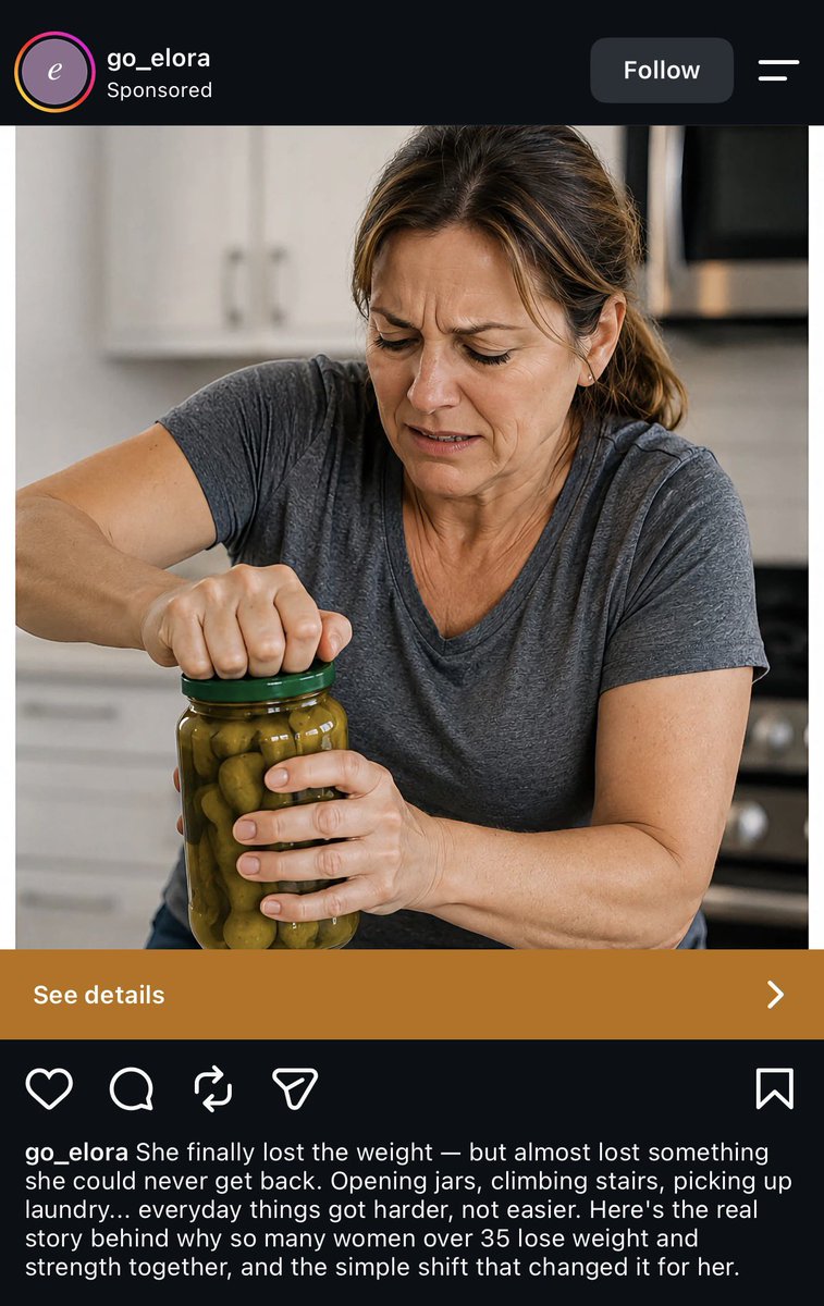 ashvinmelwani's tweet photo. I can probably think of another reason why she can’t open the jar… 

Loving getting everyone’s native ads on my feed. https://t.co/SlShL5eEbo