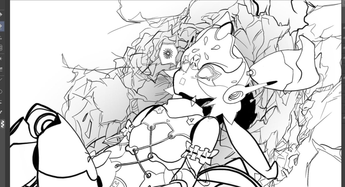 FL4FF13S's tweet photo. [ WIP ]

Second or third animation(?)!! 

I think I'm doing decent‼️

#Aria #AOD https://t.co/wS2592w6i5
