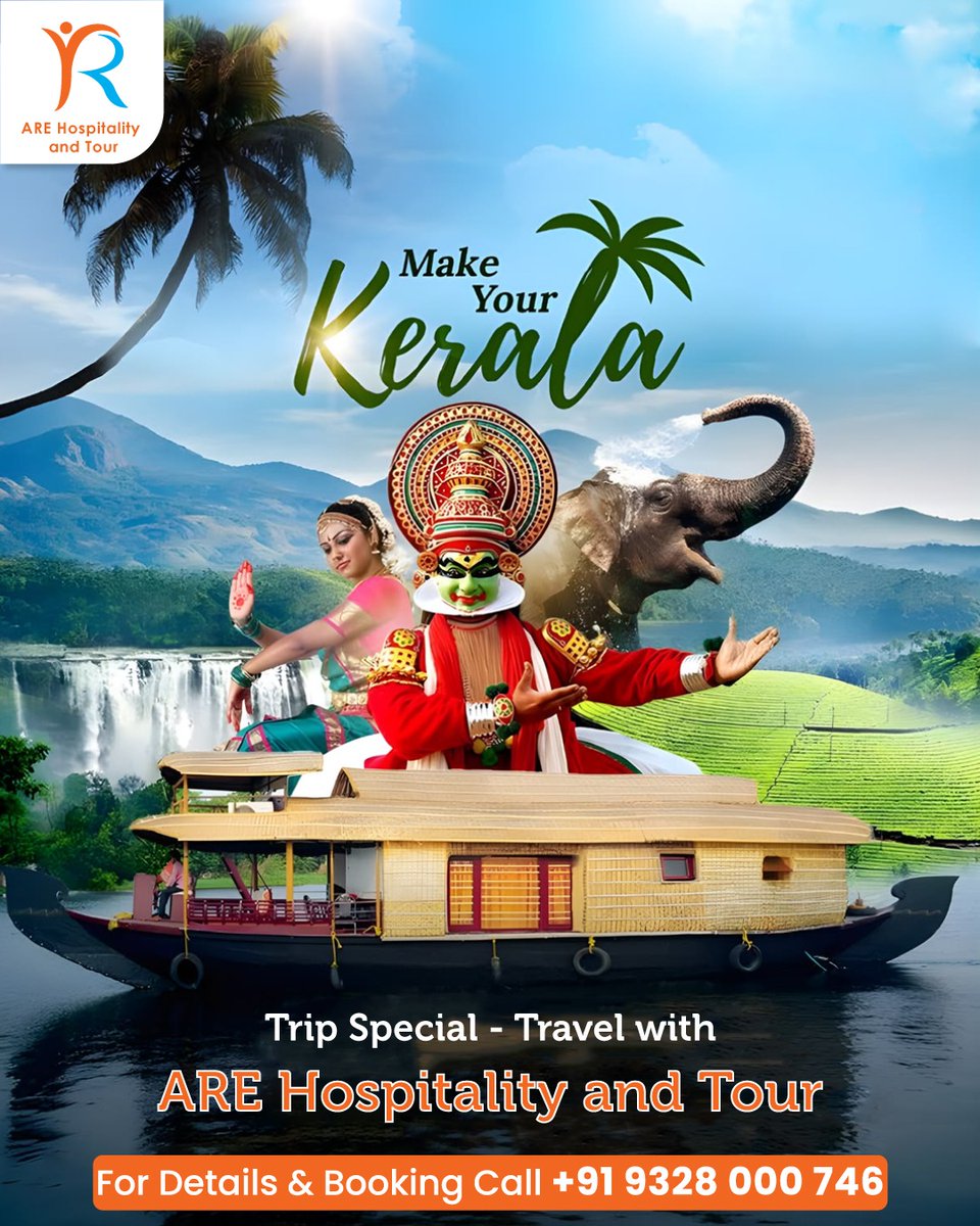 AreHospitality's tweet photo. Backwaters. Tea Gardens. Culture. Nature.
Everything in one trip.

Book your Kerala Trip Special with ARE Hospitality and Tour

📞 +91 9328000746
🌐 https://t.co/vBiCfDDupu

#KeralaTour #KeralaPackage #TravelKerala #HouseboatLife #MunnarDiaries #KeralaBackwaters #TravelAgency https://t.co/NIBaJ1GnDy