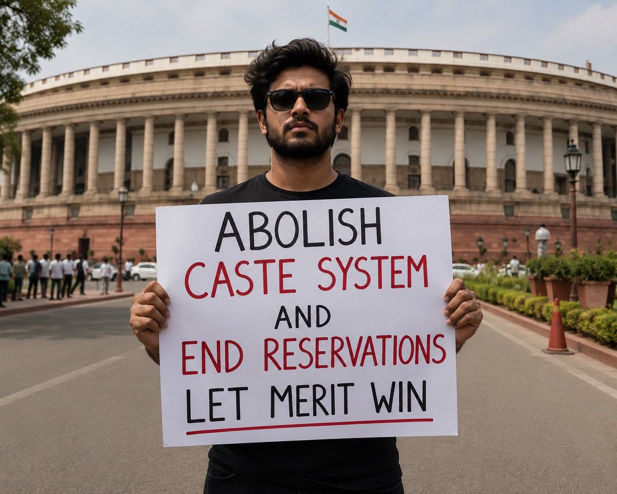 RHAParty's tweet photo. हम आरक्षण के खिलाफ नहीं हैं।हम इसके मौजूदा स्वरूप के खिलाफ हैं।
आरक्षण कानूनों में सुधार की जरूरत है मदद उन लोगों को मिलनी चाहिए जो वास्तव में जरूरतमंद हैं
यह मदद केवल जाति के आधार पर नहीं बल्कि आर्थिक जरूरत के आधार पर दी जानी चाहिए।
#ReservationReform
#EndCasteBasedReservation https://t.co/vWLoeX9As9