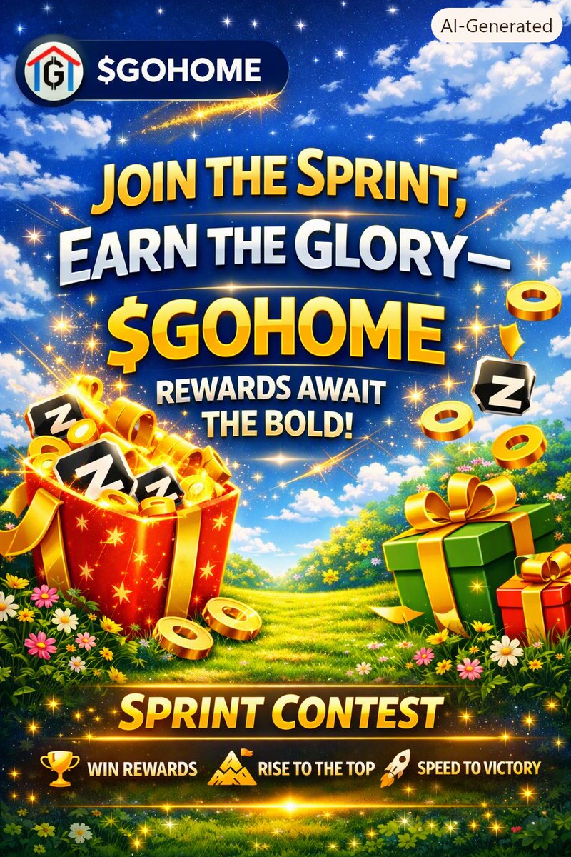 ashokkumar8121's tweet photo. Join the sprint, earn the glory $GOHOME rewards await the bold.

#GOHOME
$GOHOME
@GoHome_Token https://t.co/cjRiehOmwU