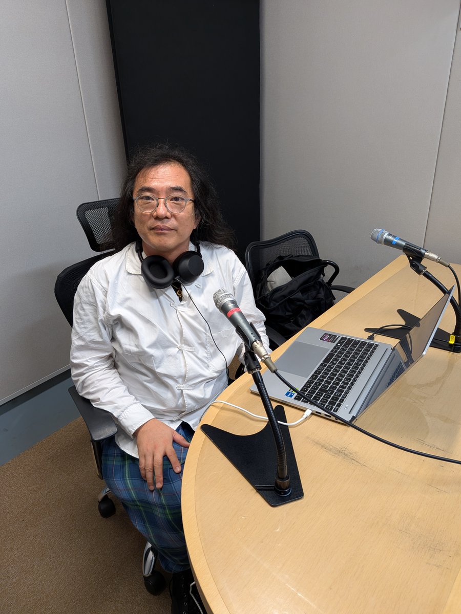 fu_Soundscape's tweet photo. ラジオ福島にて https://t.co/wZyOmYhytM