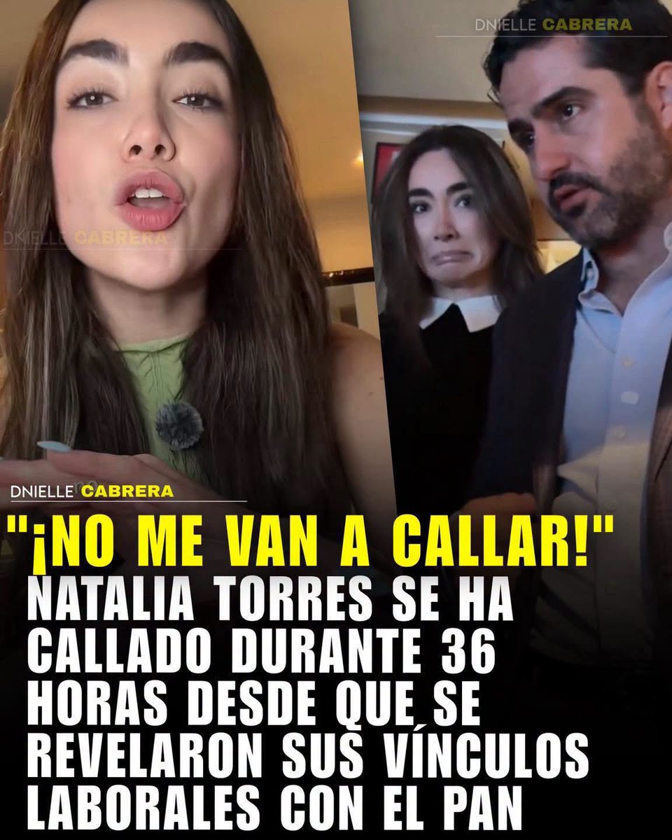 DnielleCabrera's tweet photo. 🚨🤣 SE BUSCA A LA ABOGADA NO PANISTA!

Natt Torres aseguró esta semana que “no se iba a callar” después de la mega exhibida que le dio la presidenta en la mañanera, pero curiosamente lleva más de 36 horas calladas desde que se revelaron sus vínculos con el PAN, vínculos que negó que existieran 🫪🤣