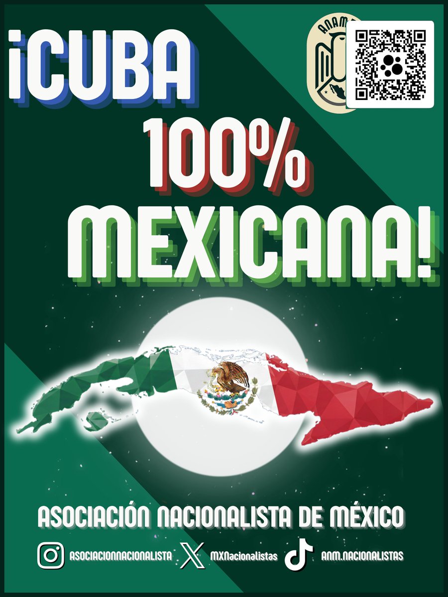 Anamex_mx's tweet photo. @elmachete_mx ¡Cuba es y siempre será mexicana! https://t.co/er9DZPande