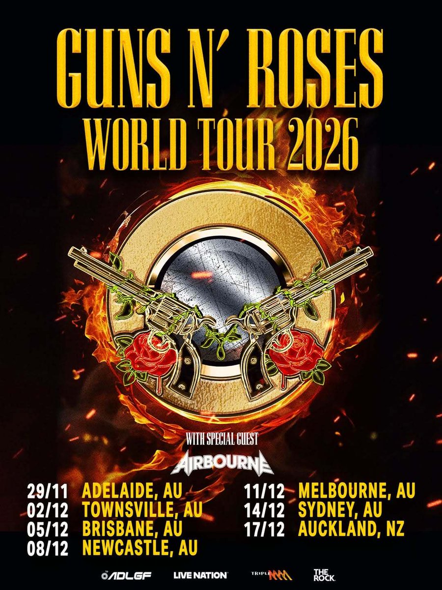 VSAaustralia's tweet photo. Huge congrats to Airbourne on supporting Guns N' Roses! 🤘

Fun fact: All members trained at Vox Singing Academy! From vocal lessons to sharing the stage with rock legends, this is what dedication does.

Ready for the world stage? Start your journey with us today! ⭐ https://t.co/JJL0UWktcs
