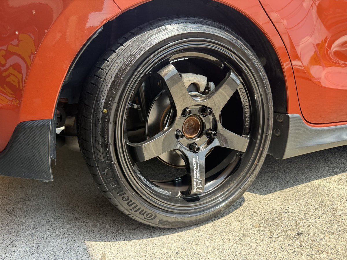 TgMishima's tweet photo. こんにちは〜 #タイヤガーデン三島 です
#スズキ #スイフトスポーツ のホイール交換。 #YOKOHAMAWHEEL #ADVANRACING #GTBEYOND を装着‼️
お買い上げありがとうございました。 https://t.co/YZ7BxgRxaf