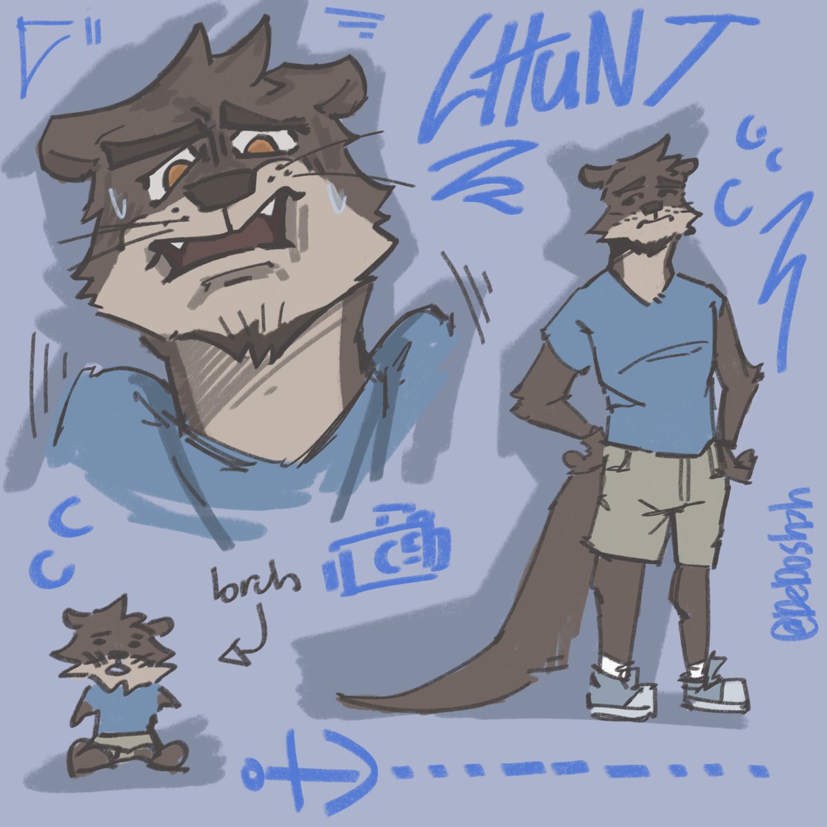 DeDoshzh's tweet photo. Accidentally put “chunt” instead of “chase” but it looks good so wtvr 😭

#echovn #furryart https://t.co/iPNHjLH5cv