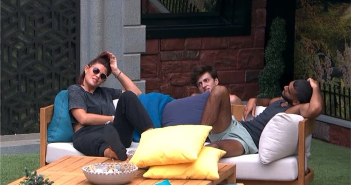 Bigbrothercli's tweet photo. Yash and Drew joke that they'd never get girlfriends if they had to wear tutus and ride a pickle during yesterday's Veto competition. #BB28 https://t.co/iD23awpHml
