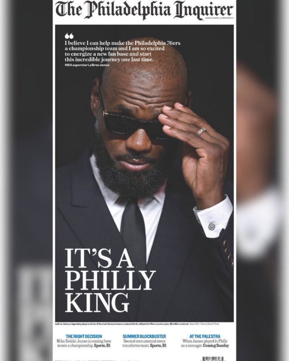 AllThingsBron's tweet photo. “Self proclaimed King” 

He was anointed that title at 18. 24 years later and he’s still King James https://t.co/KTQrxJvJqH