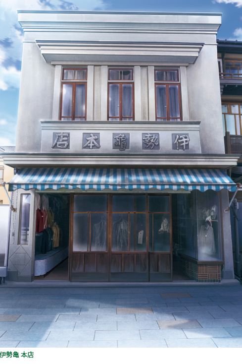 semba_shobo's tweet photo. ■「龜」の文字看板に苔を生す　伊勢亀 本店

大正3年築の建物は建物各所に歴史を感じる。
(建物は昭和期に建物正面の看板建築化とのこと)
特に文字看板の「龜」の字は一部が欠け、苔を生し、趣きがある。
建物正面の大正硝子の歪み、建物右下に見えるショーケース土台のタイルも興味深い。 https://t.co/oIShDbniDm
