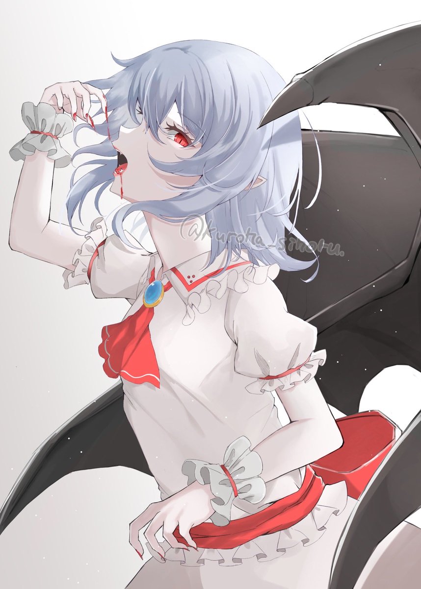 kuroha_sinoru's tweet photo. 再掲ですがレミリア https://t.co/ecmnYjPCDY