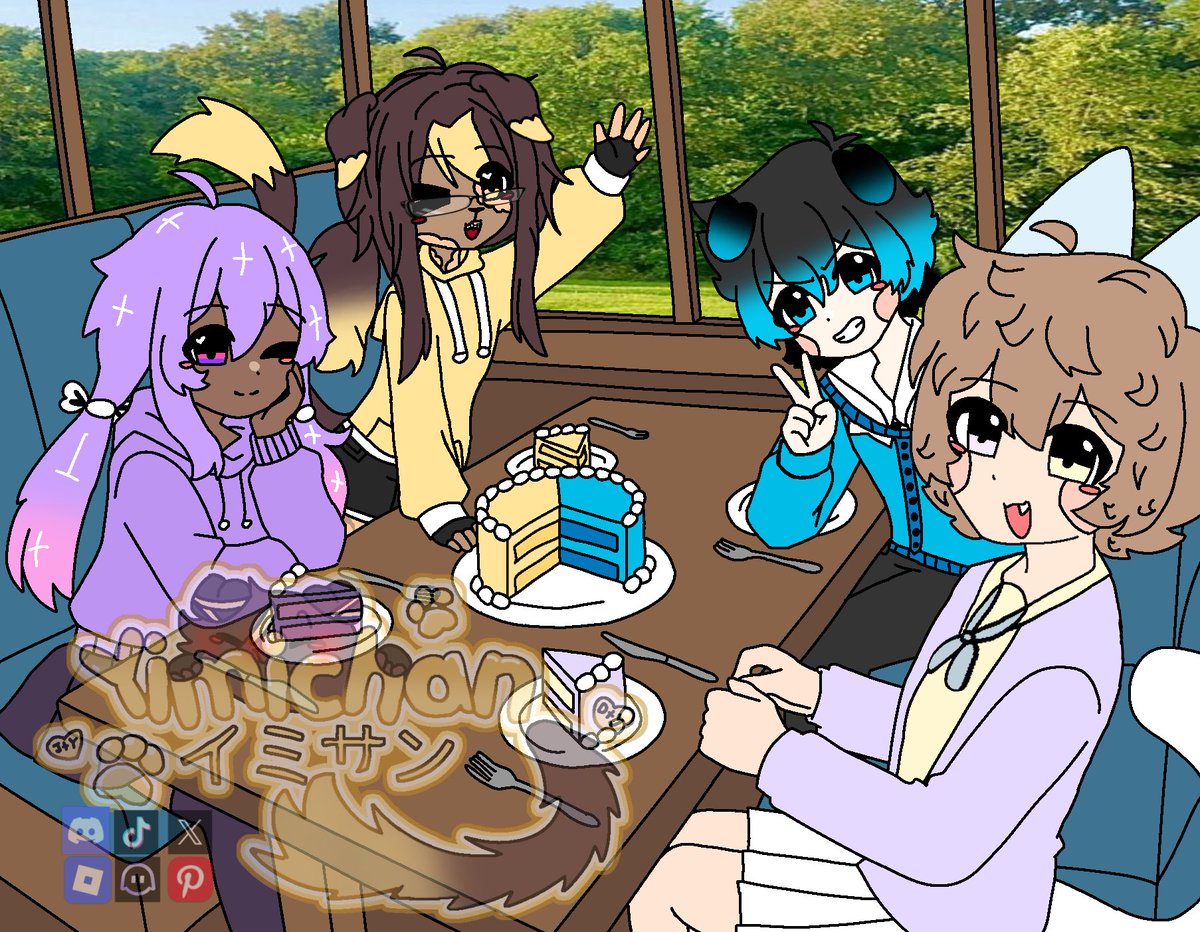 Yimichan1862451's tweet photo. Yimisann, @BartoloRos66797, cyancuh & kittynya <3���💜🤎🩵
#yimichan #magicalboy #fanart #magic #yimi #art #yimisann #butterdog #meowbah #femboy https://t.co/WFIdWTH26X