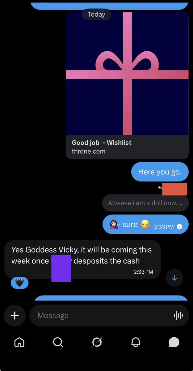 VickyViciousVxn's tweet photo. Any of you losers want to be my good little dog & make yourself used, for me? ππ
Then sign my contract in my bio link
Look how my good devoted ones treat me.
You can tooπ
#findom #domme #goodboy #dominatrix #kneel #serve #Goddess #findomme #send #workforme https://t.co/hgAp70RY9P