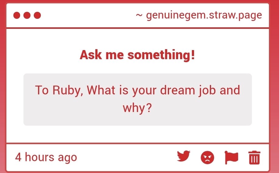 Rubys_System's tweet photo. 💗: Well, Miss Grace has me set up to become the next principle of the school. So maybe that! If not that then uhh a nurse orrr a student councillor perhaps. Thats what Im thinking! https://t.co/ULiL9n4VE6