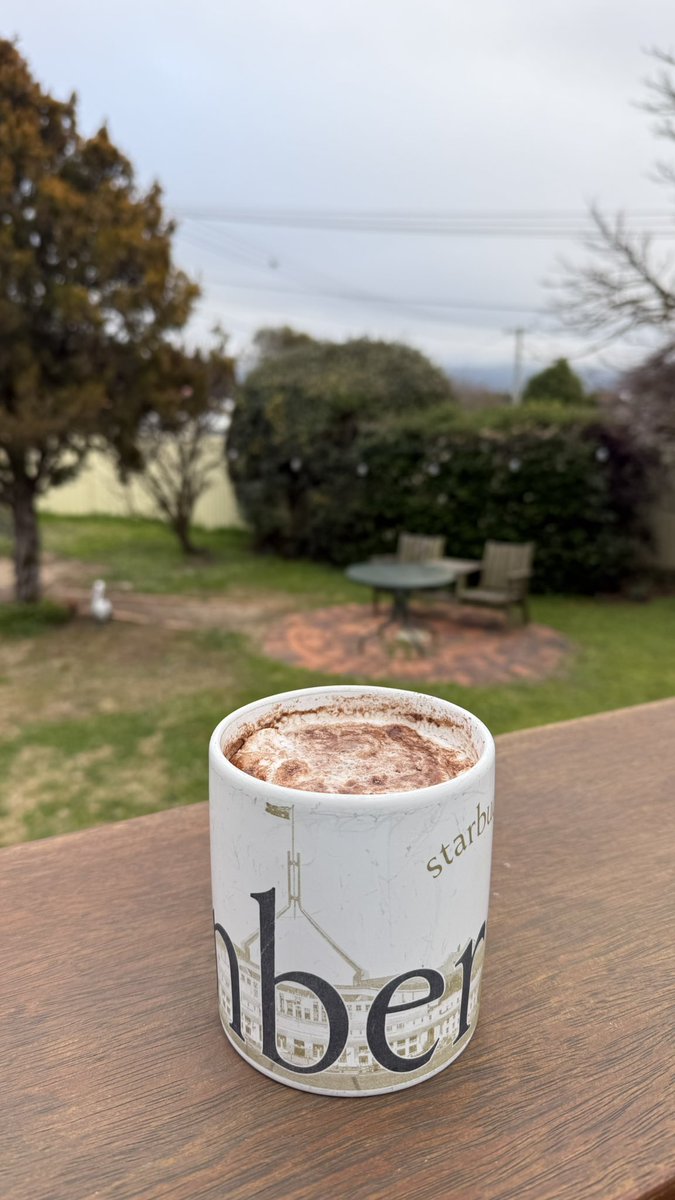 wapple15's tweet photo. Good morning #Canberra with an extra grey #CoffeeView ☁️☁️ https://t.co/iqKVNbJf2k