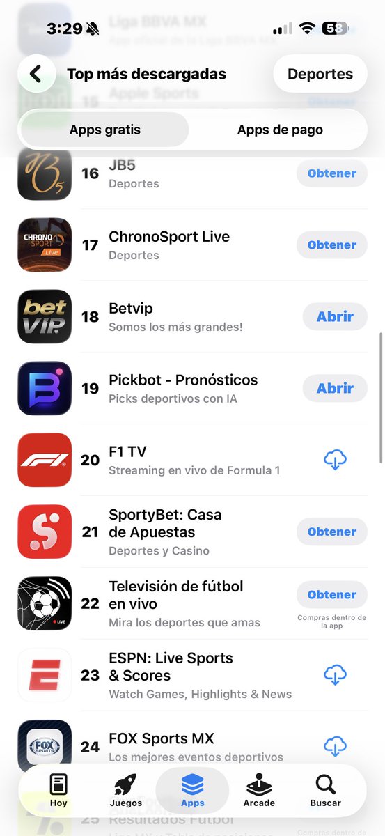 ajbauer8's tweet photo. Ya somos la APP #19 en deportes 🇲🇽

@PickbotMx NO SE QUEDEN FUERA

LA MEJOR APP PARA SACAR PICKS 👇🏼

https://t.co/Mz3E7SOgVA https://t.co/z9KJjpNSTc