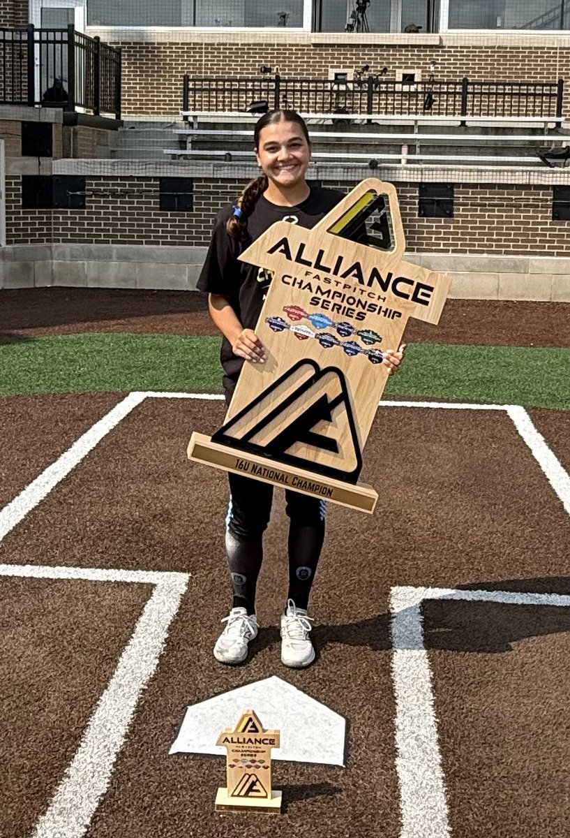 CourtLatronico's tweet photo. 16U Tier 1 Alliance National Champions! Great season with amazing teammates.  Thank you to everyone who has supported me this year. @16UAcademy @dale_serie @rshawn7520 @VestalBrooke @bombercoach @ChaseYourDreemz @KristiMalpass @vasquezmarky @thealliancefp https://t.co/UCWTKMuVA9