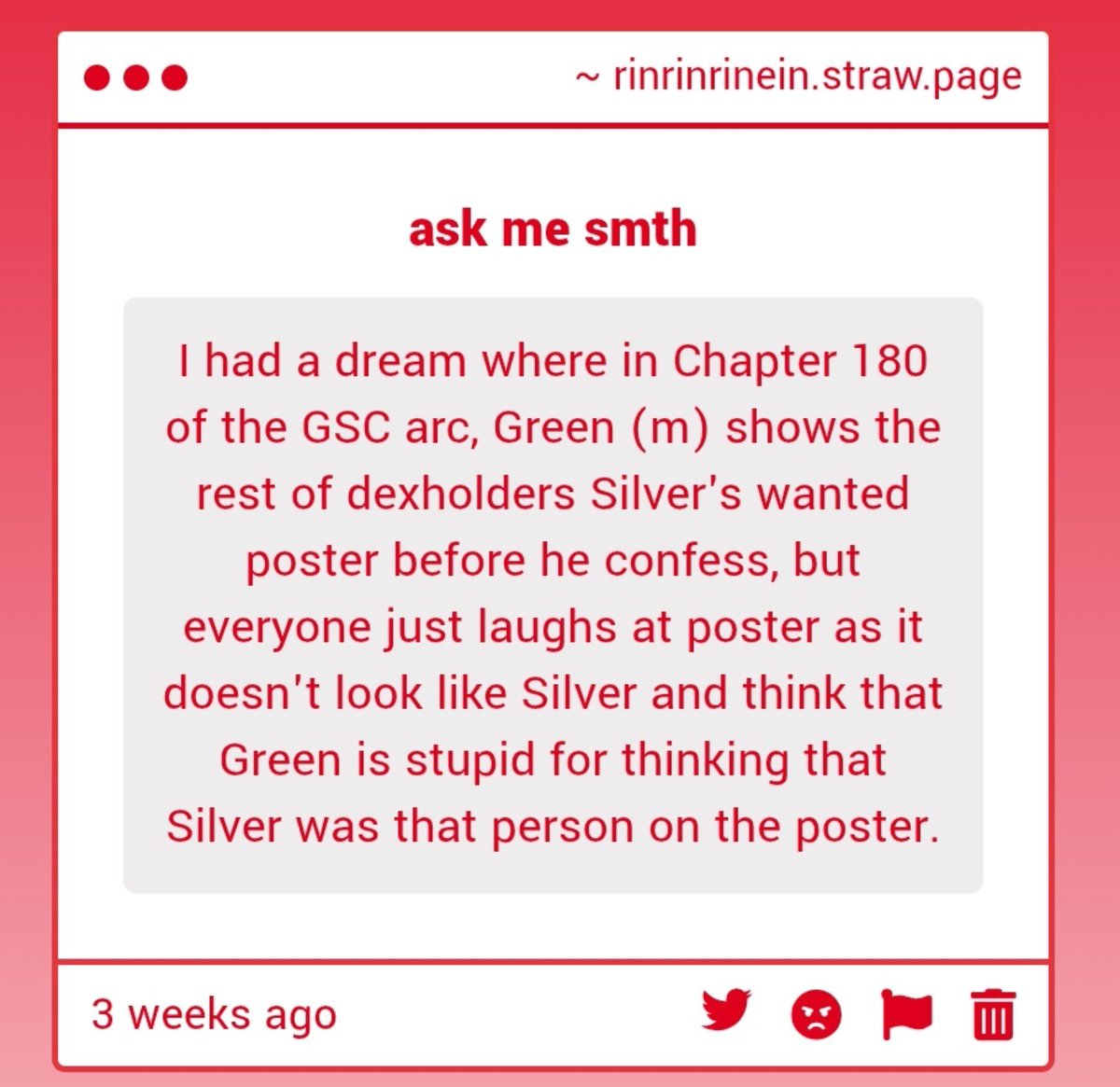 Rerarinnie's tweet photo. Hmmm thanks now I have an idea https://t.co/60CSS4mD5Q